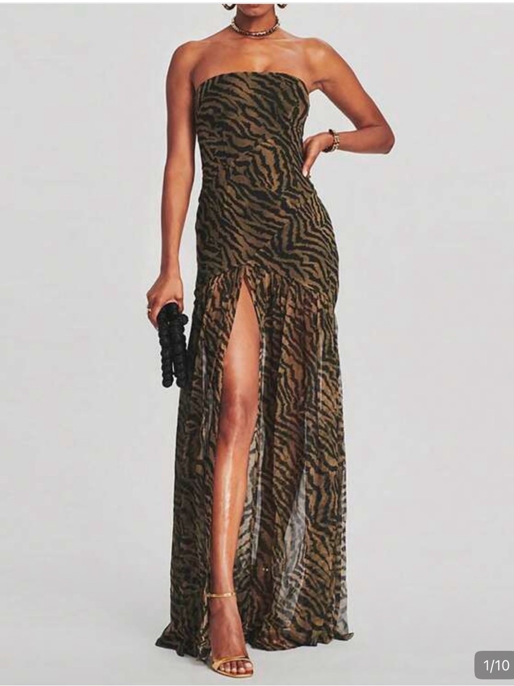 Leopard maxi dress ~ Brand new